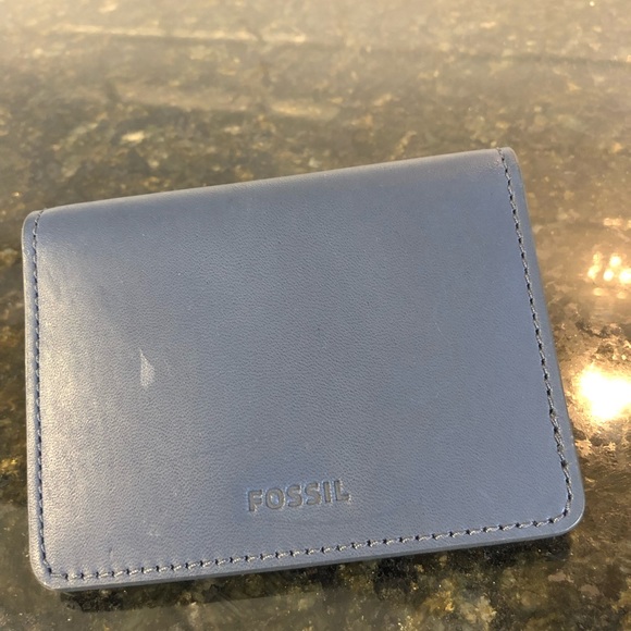 Fossil Leather card case - Picture 4 of 5
